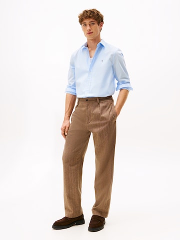 TOMMY HILFIGER Regular fit Skjorta 'FLEX' i blå