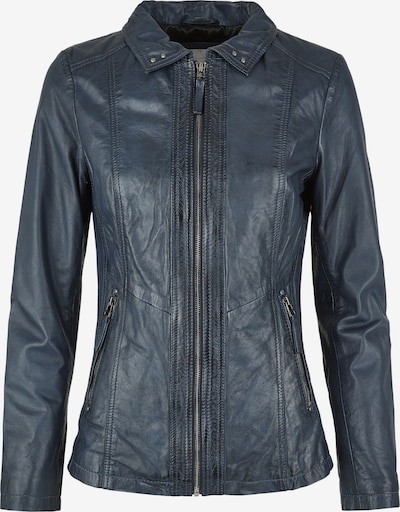 7ELEVEN Lederjacke 'SEJohanna' in dunkelblau, Produktansicht