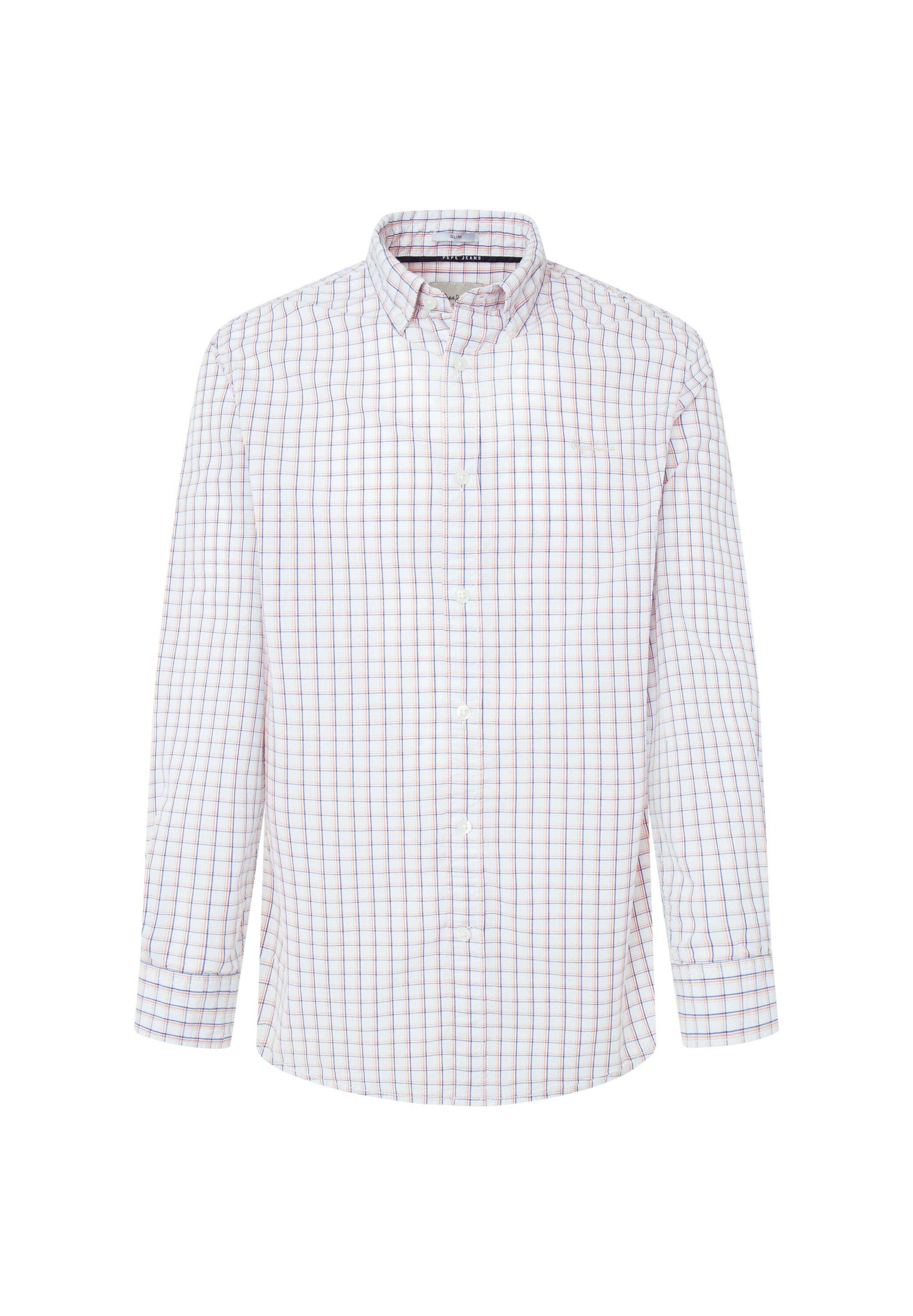 Pepe Jeans Regular fit Button Up Shirt in White: front