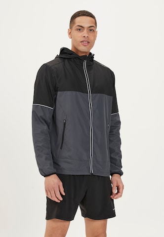 Veste de sport ENDURANCE en gris : devant