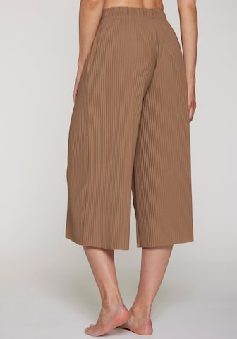 LASCANA Wide Leg Hose in Braun