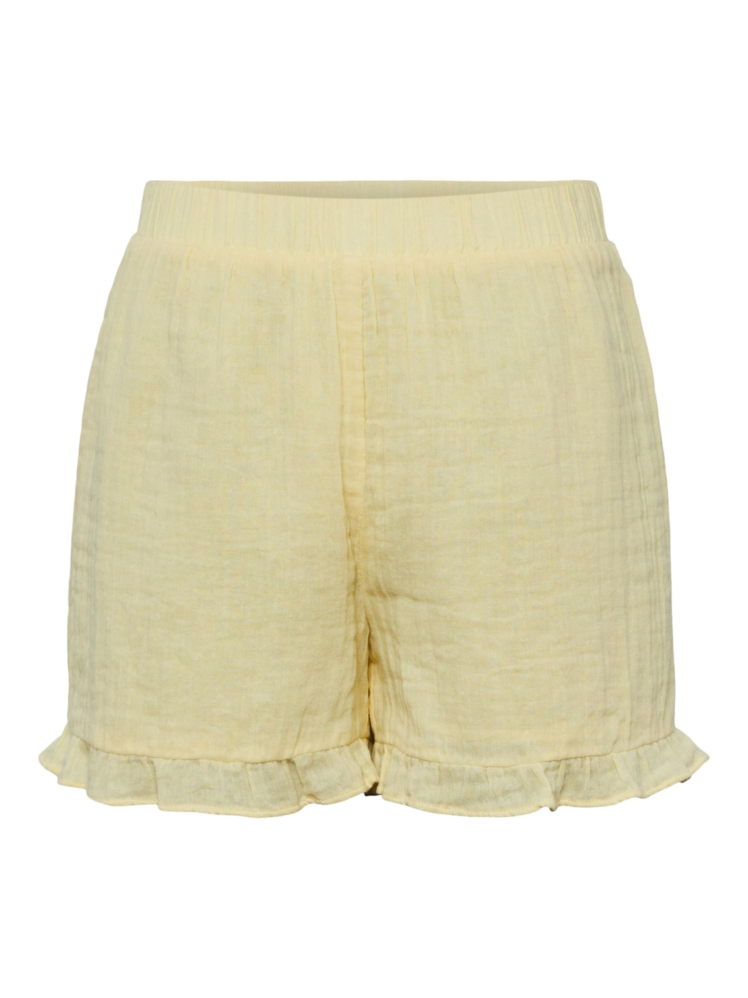 PIECES - Pantalón 'Lelou' en amarillo: frente