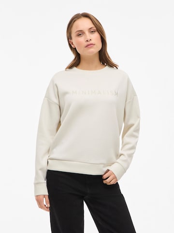 VILA Sweatshirt 'VIReflect' i grå: forside