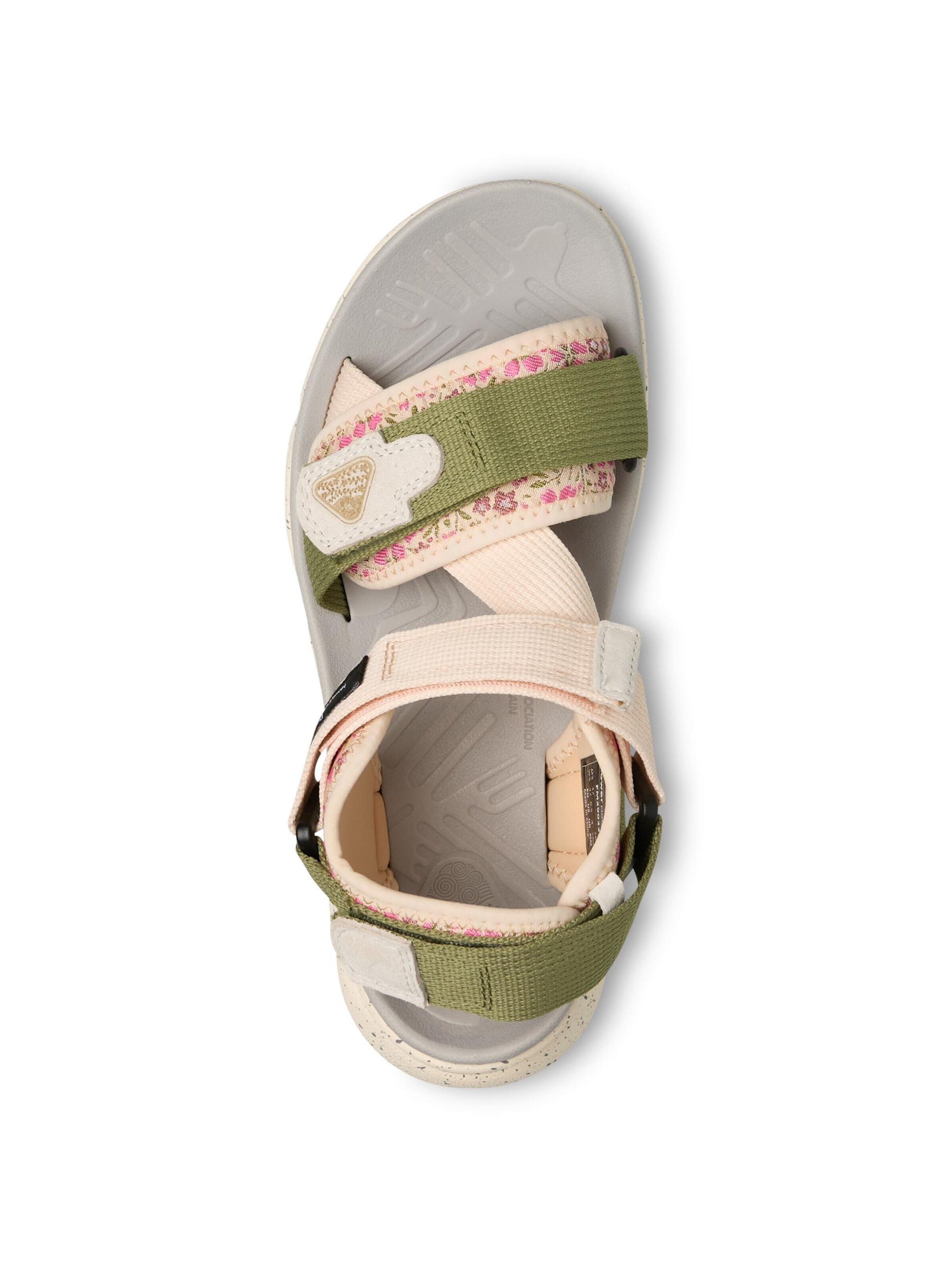 Flower Mountain Sandals 'NAZCA 2 WOMAN' in Beige: front