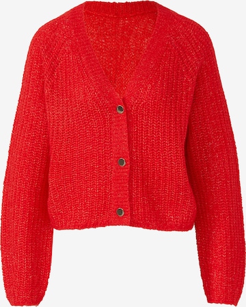 COMMA Neuletakki värissä punainen: etupuoli