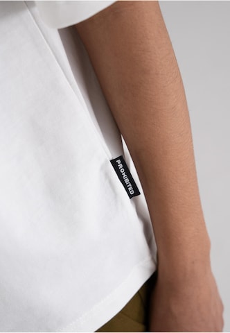 Prohibited Shirt 'Grand Match' in White