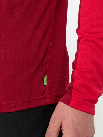 VAUDE Sportsweatshirt 'Larice Light II' in Rot