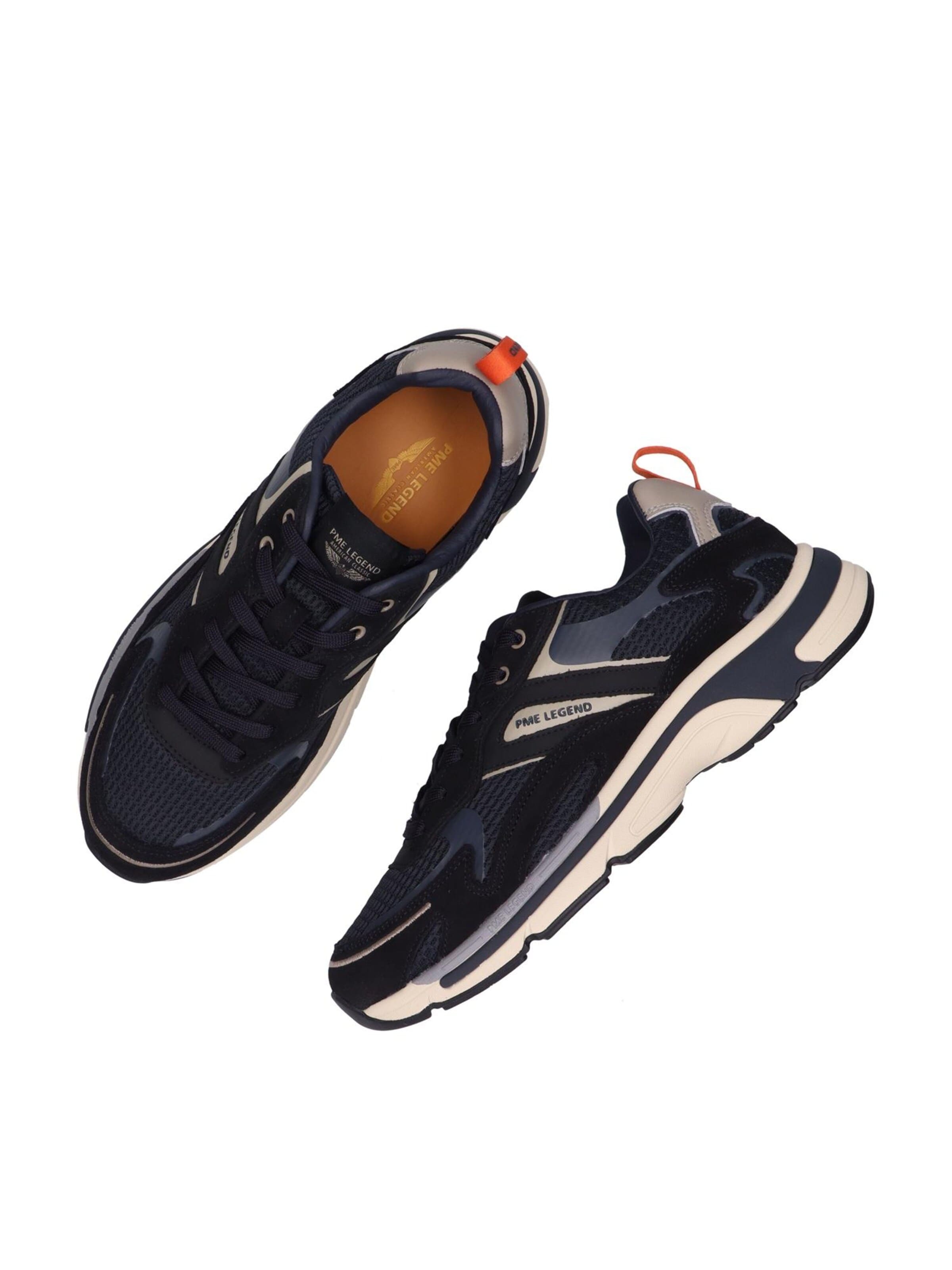 PME Legend Låg sneaker 'Jato sneaker in suede and mesh' i blå
