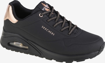 Baskets basses 'Skechers Uno-Shimmer Away' SKECHERS en noir : devant