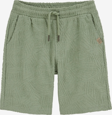 WE Fashion Regular Housut värissä vihreä: etupuoli