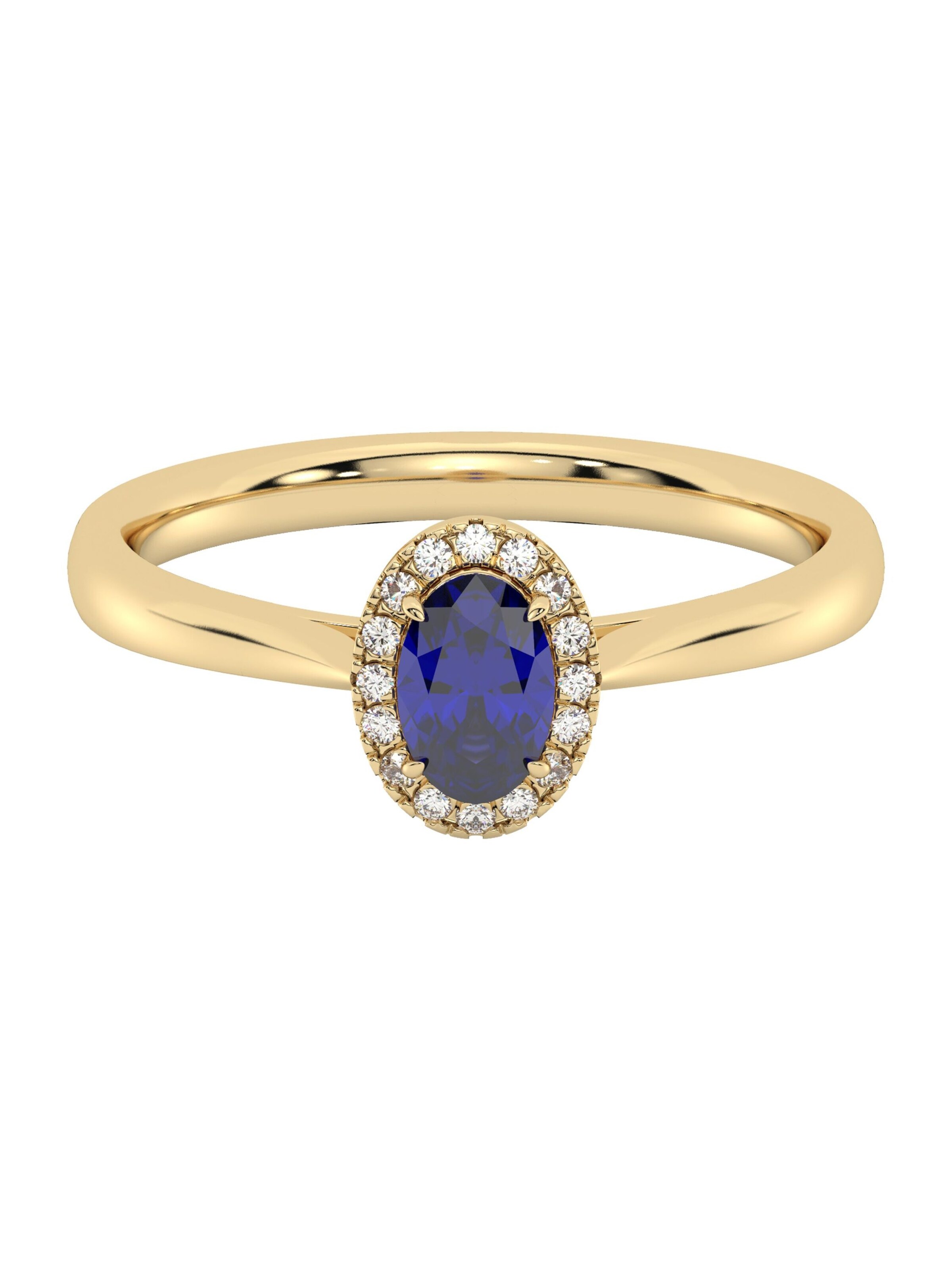 Diam Addict Ring in Gold: Vorderseite