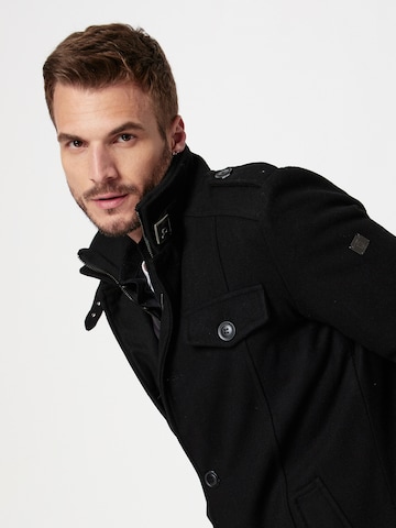 INDICODE JEANS Between-Season Jacket 'Brendan' in Black