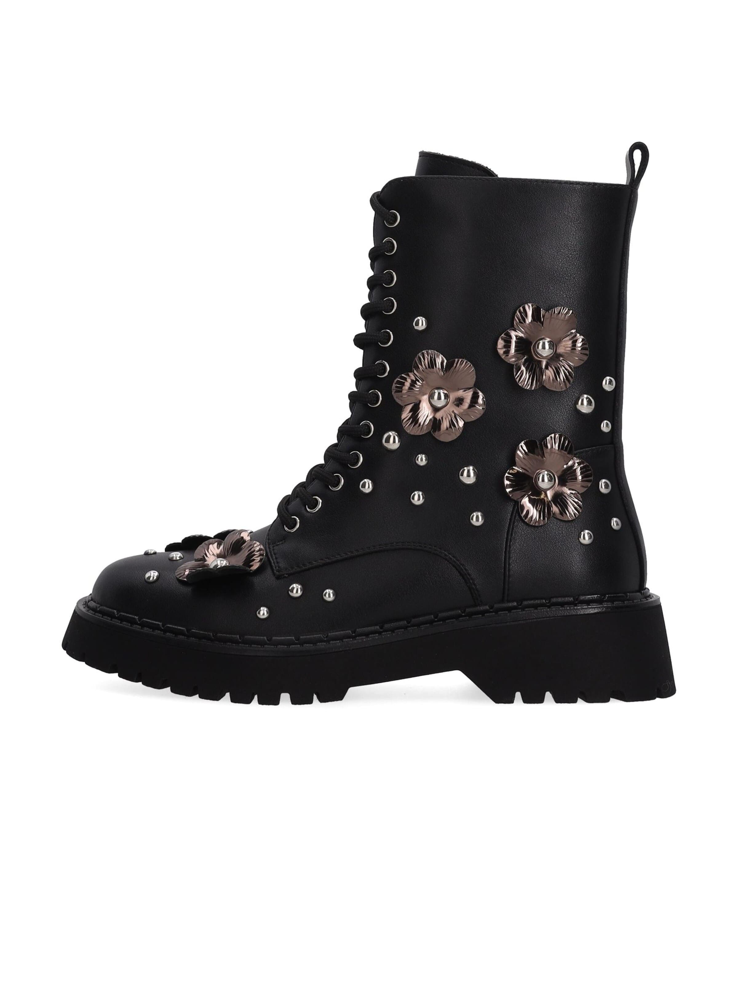 VENEZIA Schnürstiefelette‌‌‌‌‌‌‌‌‌ in Schwarz: Vorderseite