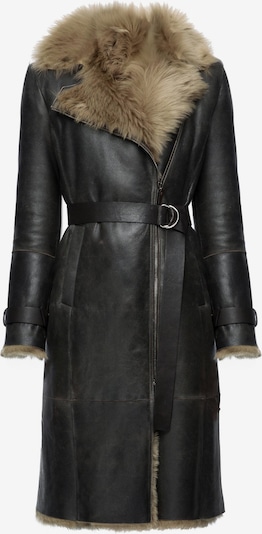 V S P Wintermantel 'Lyza' in dunkelbraun, Produktansicht