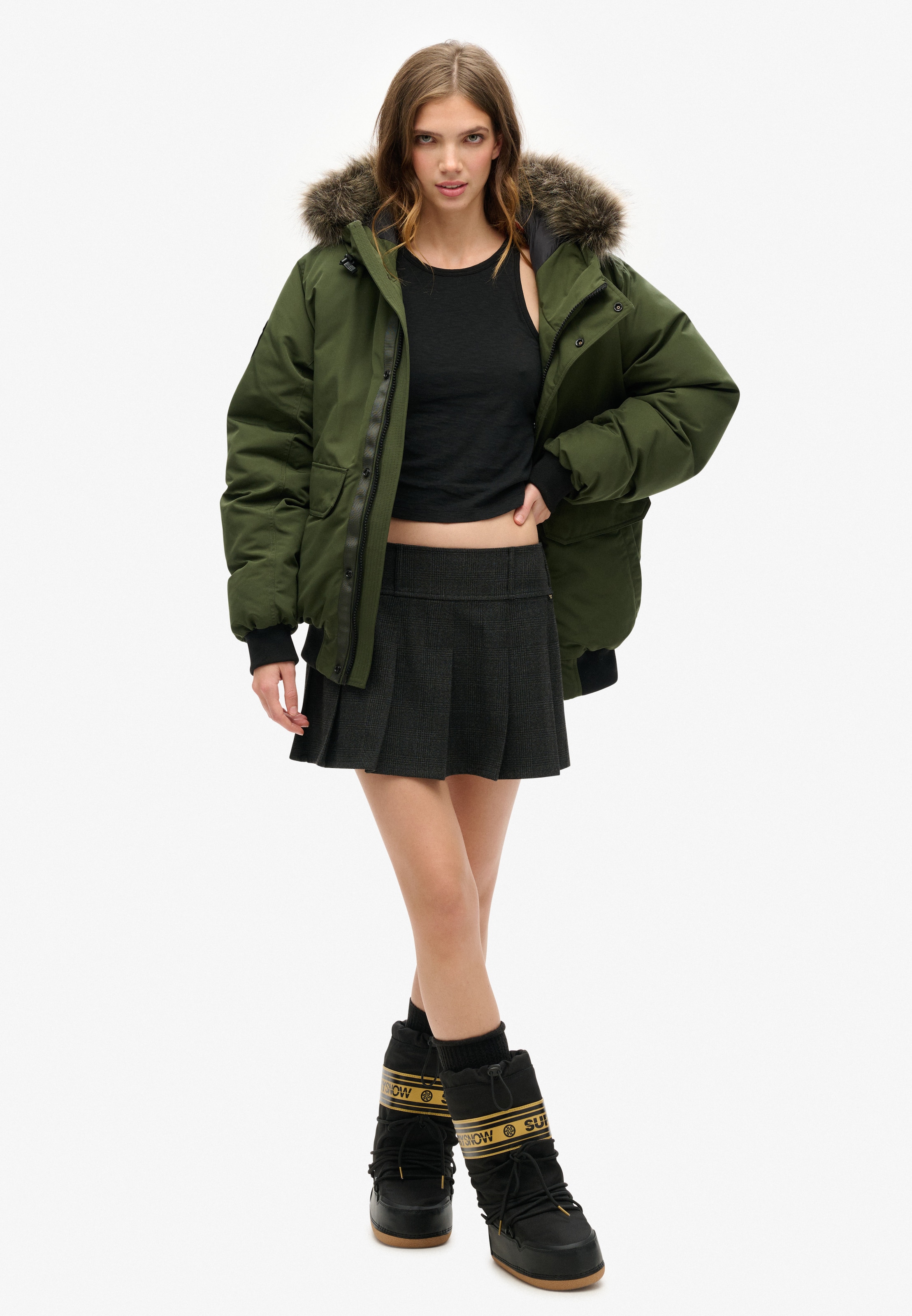 Superdry & Co Snowboots in Roze