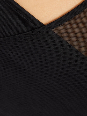 Bershka Koszula body w kolorze czarny