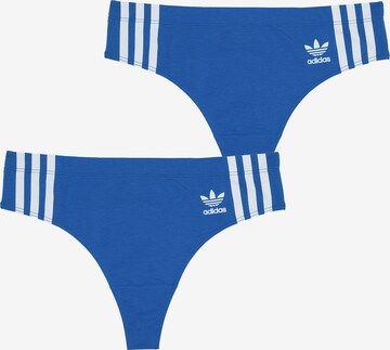 ADIDAS ORIGINALS Thong in Blue: front