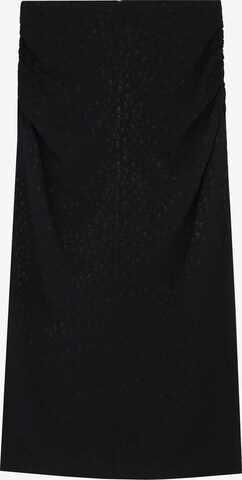 Scalpers Slim fit Skirt 'New Skull Star' in Black: front