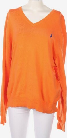 Polo Ralph Lauren Pullover / Strickjacke XL in Orange: predná strana