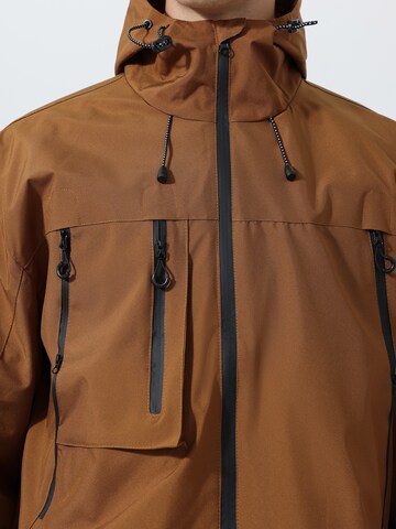 Youthup Outdoor jacket in Brown