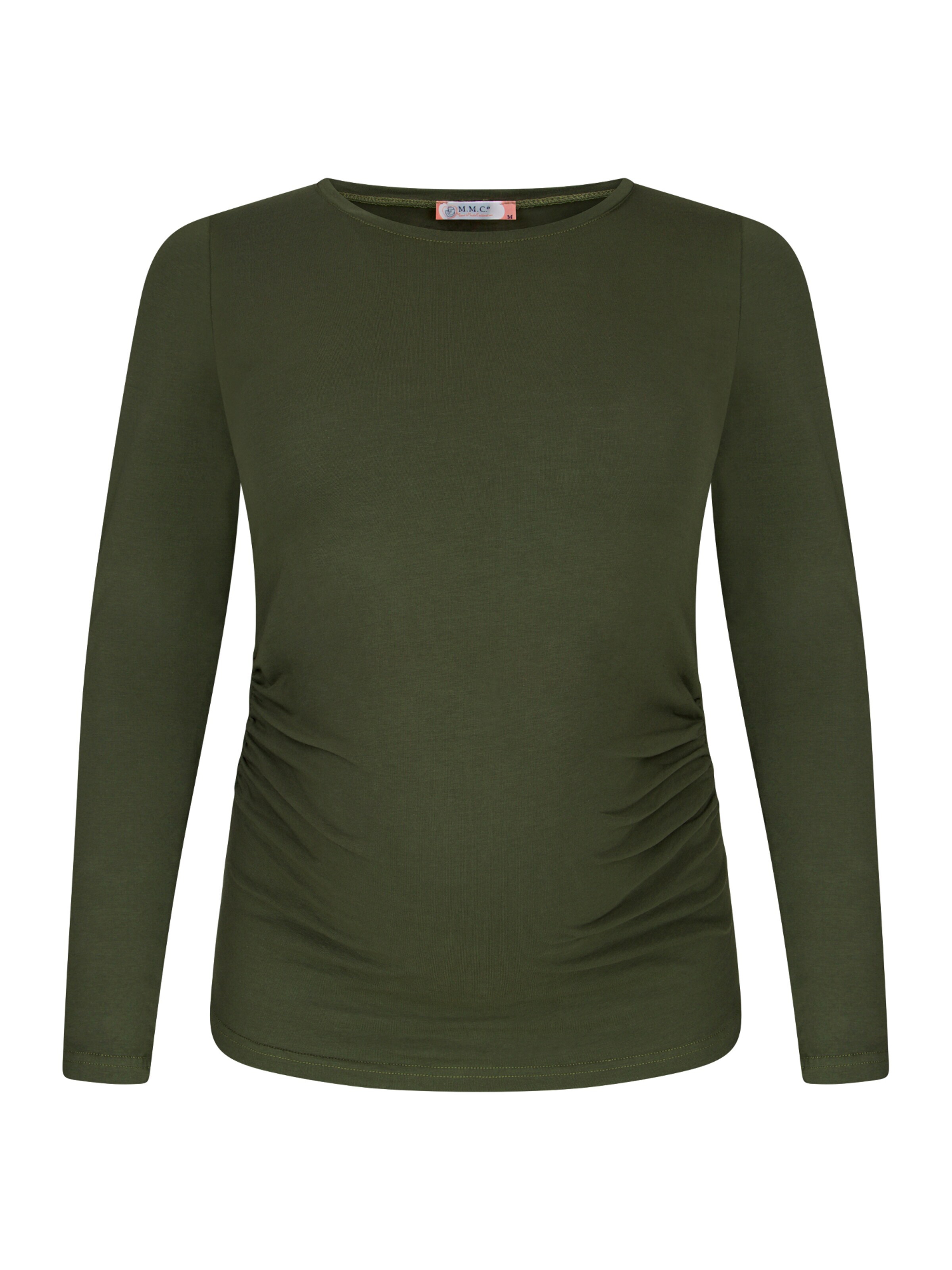 M.M.C. Shirt 'Langarm Basic Umstandsmode' in Green
