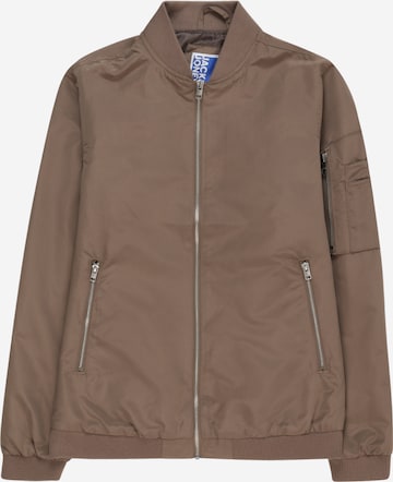 Veste mi-saison 'Rush' Jack & Jones Junior en gris : devant