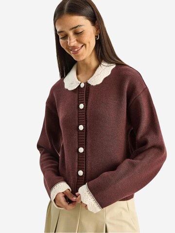 Bianco Lucci Strickjacke 'Strickjacken'‌‌‌‌‌‌‌‌‌ in Rot