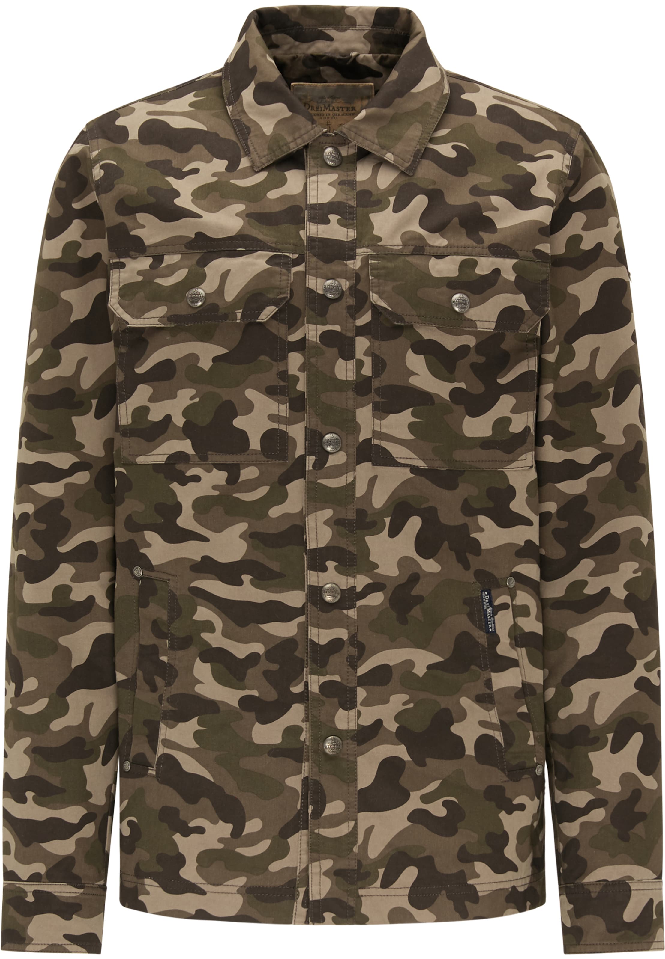 Veste mi-saison DreiMaster Vintage en vert : devant