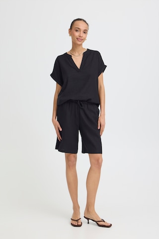 b.young - Loosefit Calças 'BYFalakka' em preto: frente