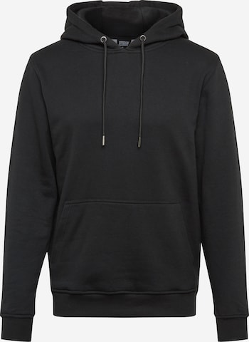 Urban Classics Sweatshirt in Black: front