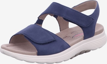 GABOR Strap Sandals in Blue: front