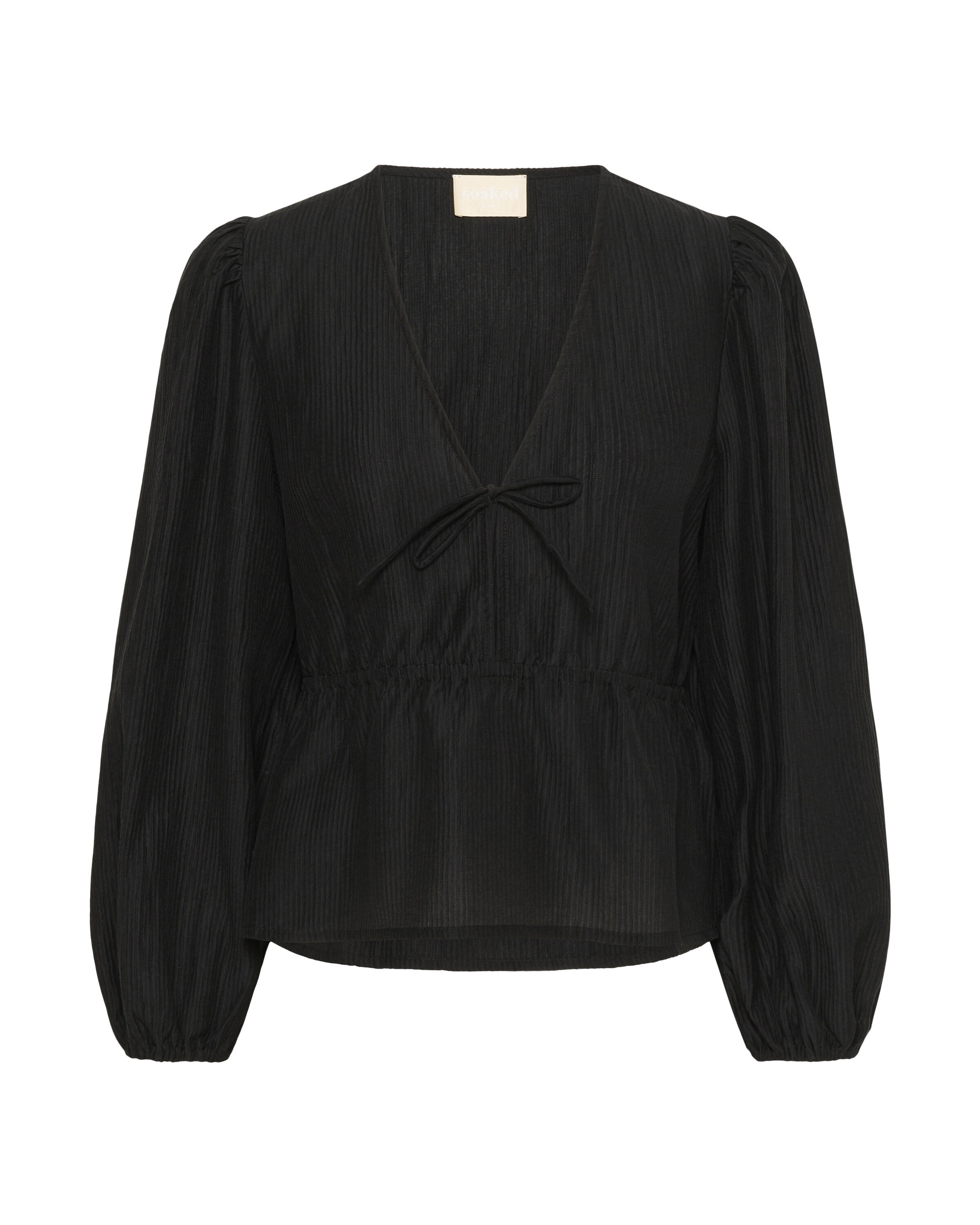 SOAKED IN LUXURY Bluse 'CENDRA STUDIO' i sort: forside