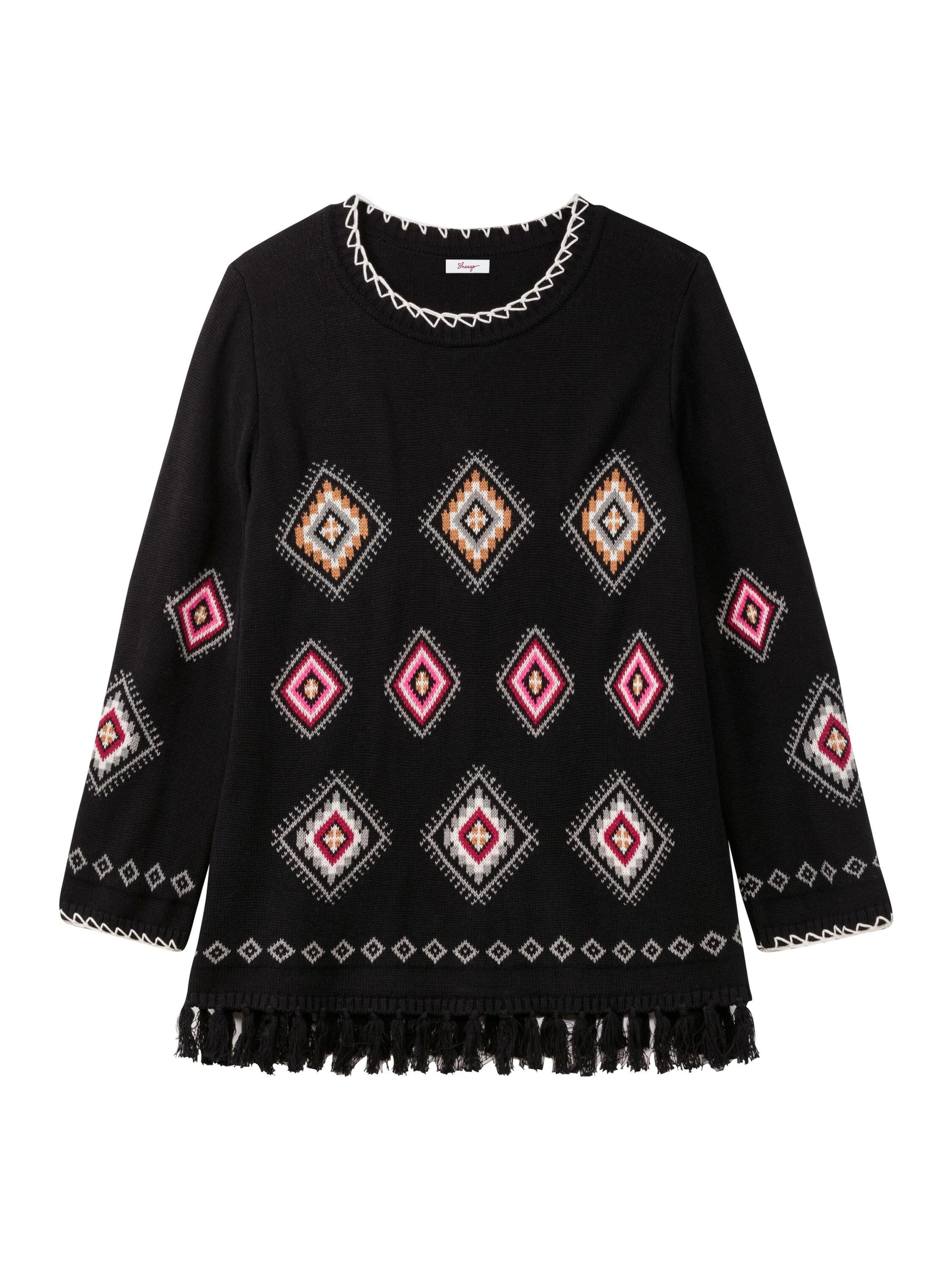 Pull-over SHEEGO en noir : devant