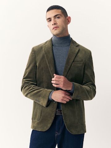 Next Средняя посадка Пиджак в Зеленый: спереди