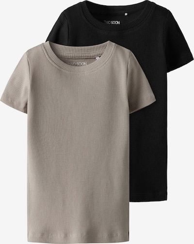 Tricou TWO SOON pe gri / negru, Vizualizare produs