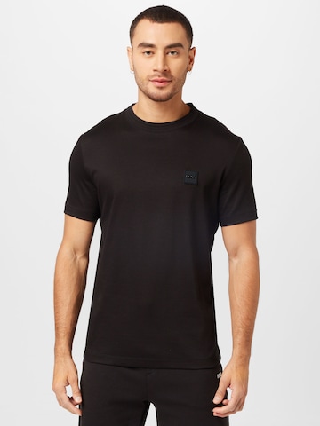 BOSS Black Shirt 'Tiburt' in Black: front