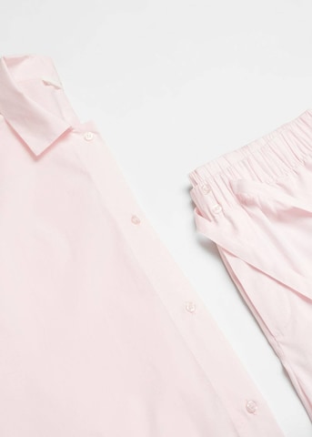 MANGO Pyjama 'fresca' in Pink