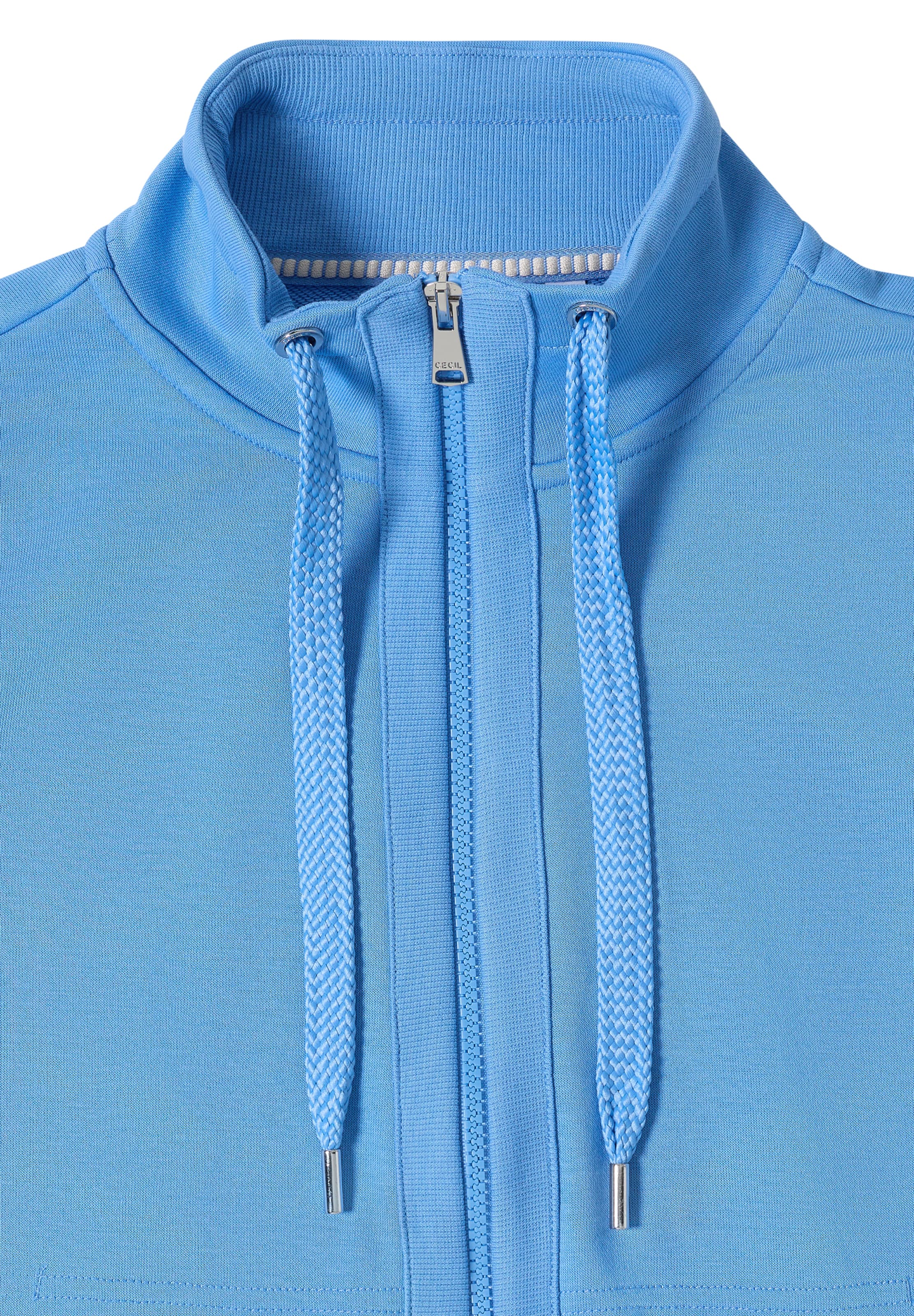 CECIL Zip-Up Hoodie in Blue