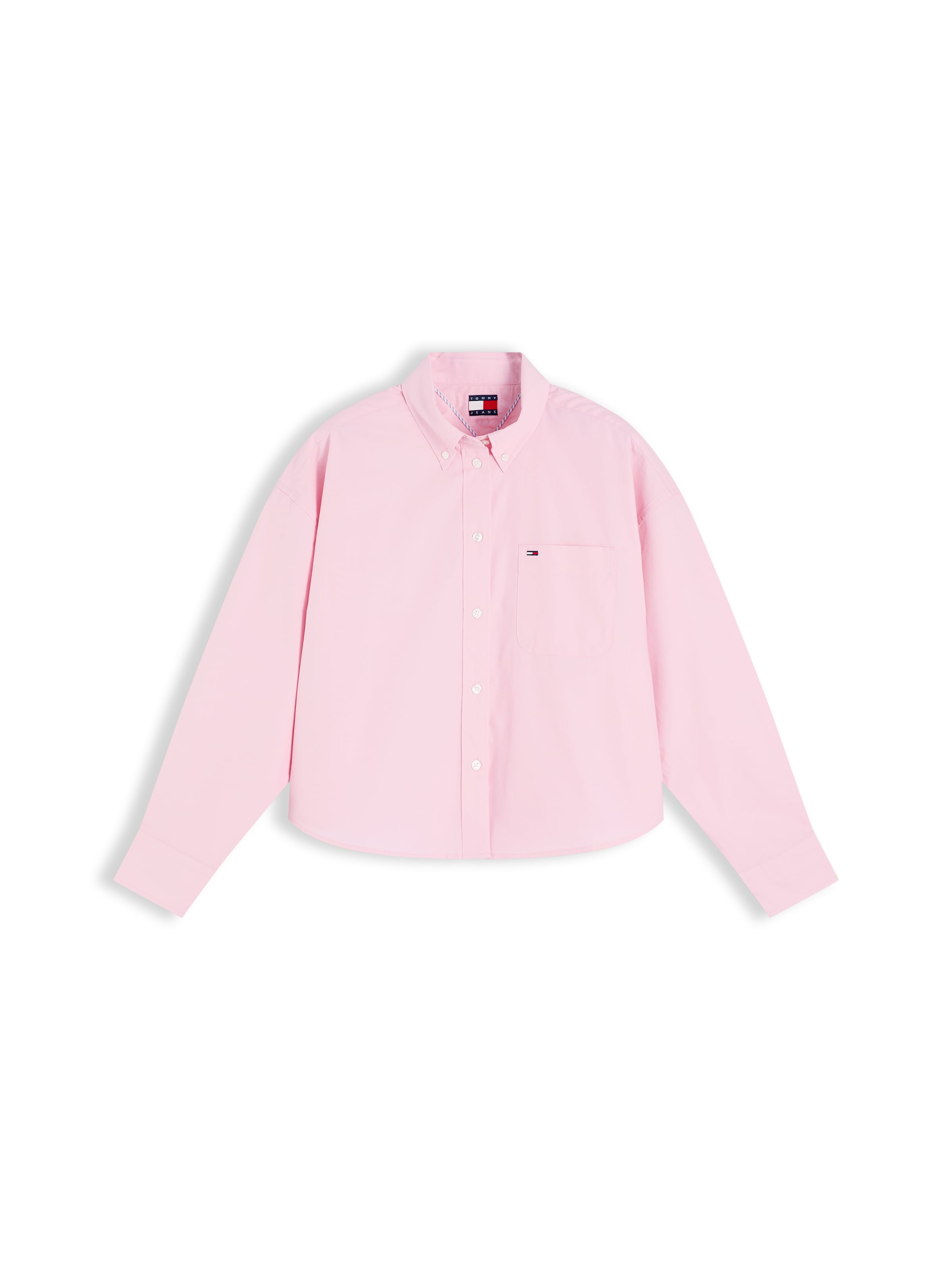 Tommy Jeans Blúzka 'ESSENTIAL' - Ružová: predná strana