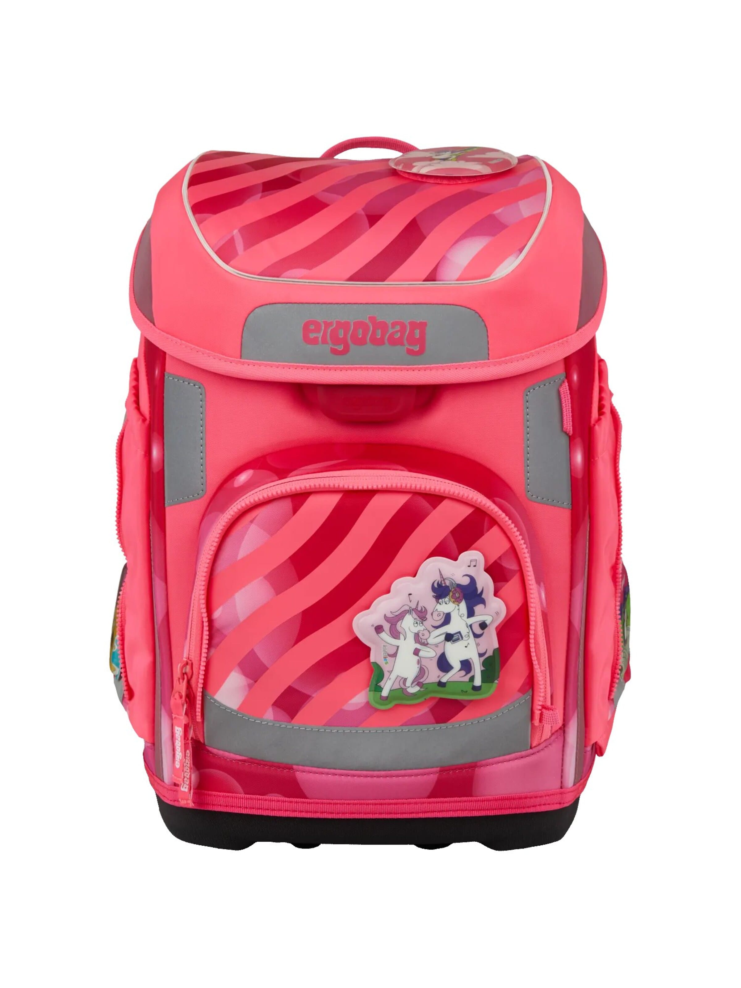 ergobag Backpack 'Schulranzen-Set cubo Set' in Pink