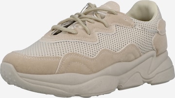 Missguided Sneakers in Beige: front