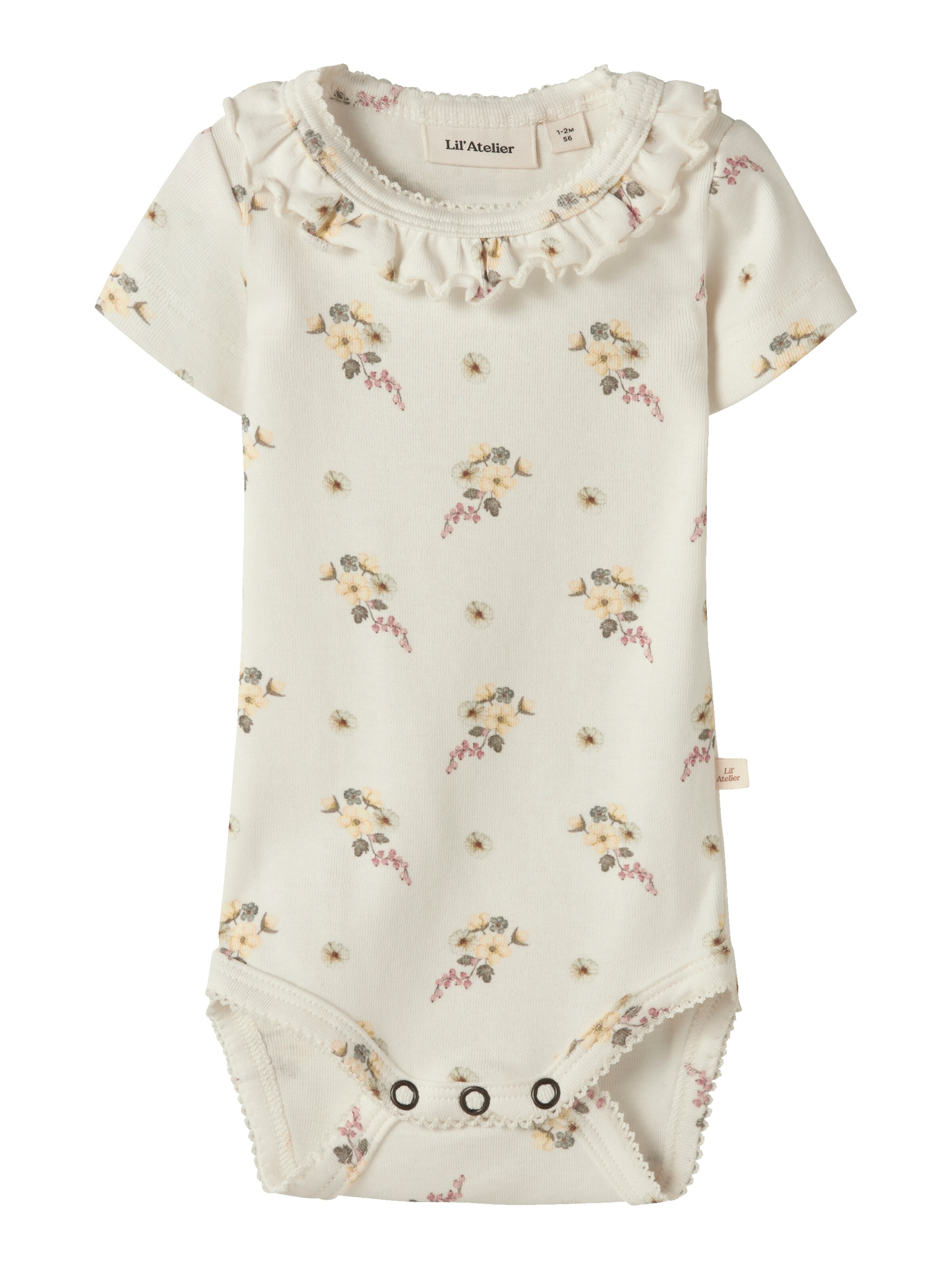 NAME IT Śpiochy/body 'NBFGAYO SIO SS SLIM BODY LIL' w kolorze beżowy: przód