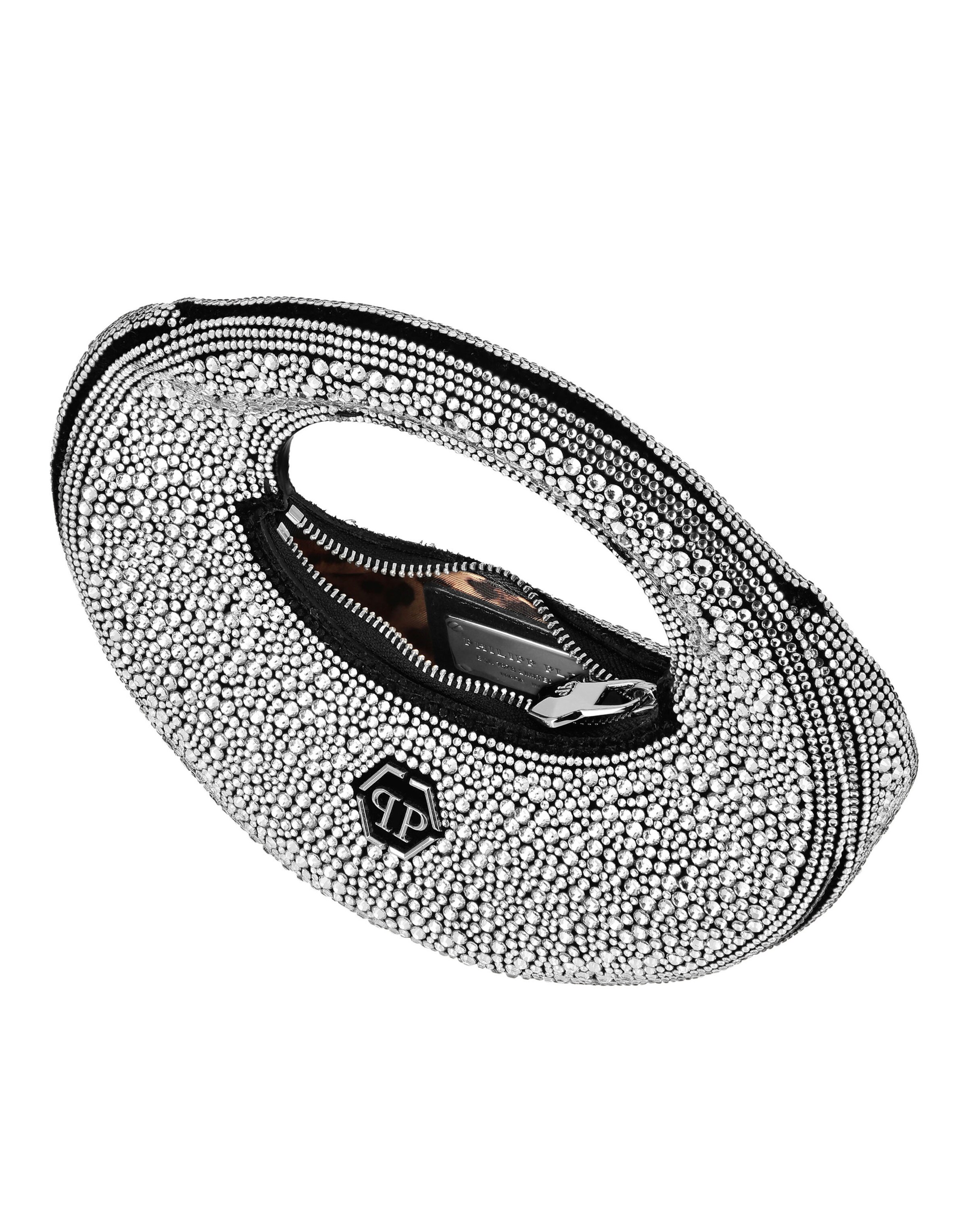 Philipp Plein - Bolso de mano en plata