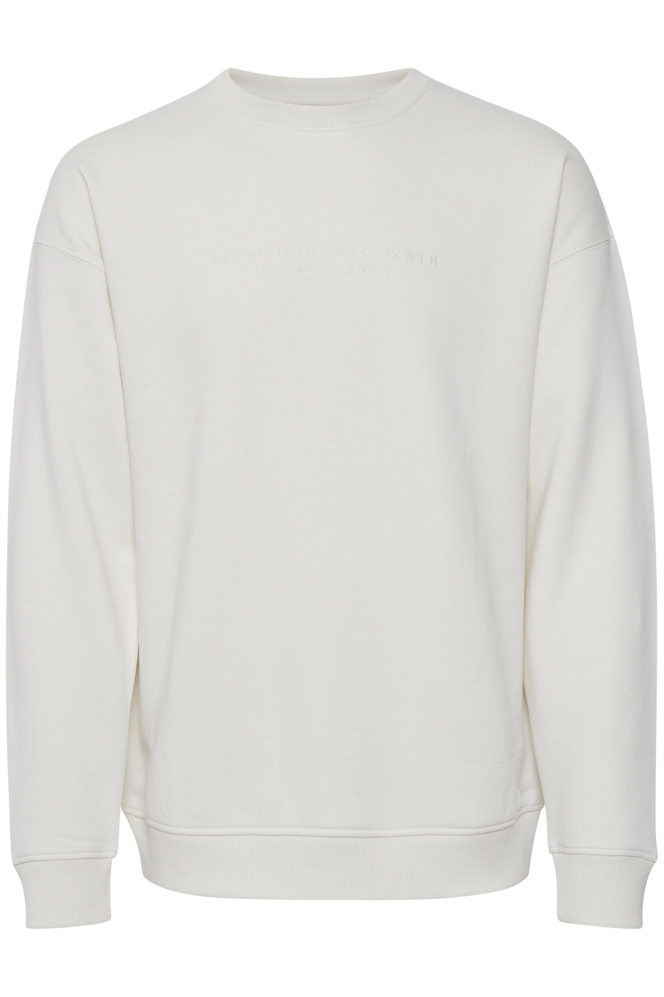 BLEND Sweatshirt 'JEFFREY' in White: front