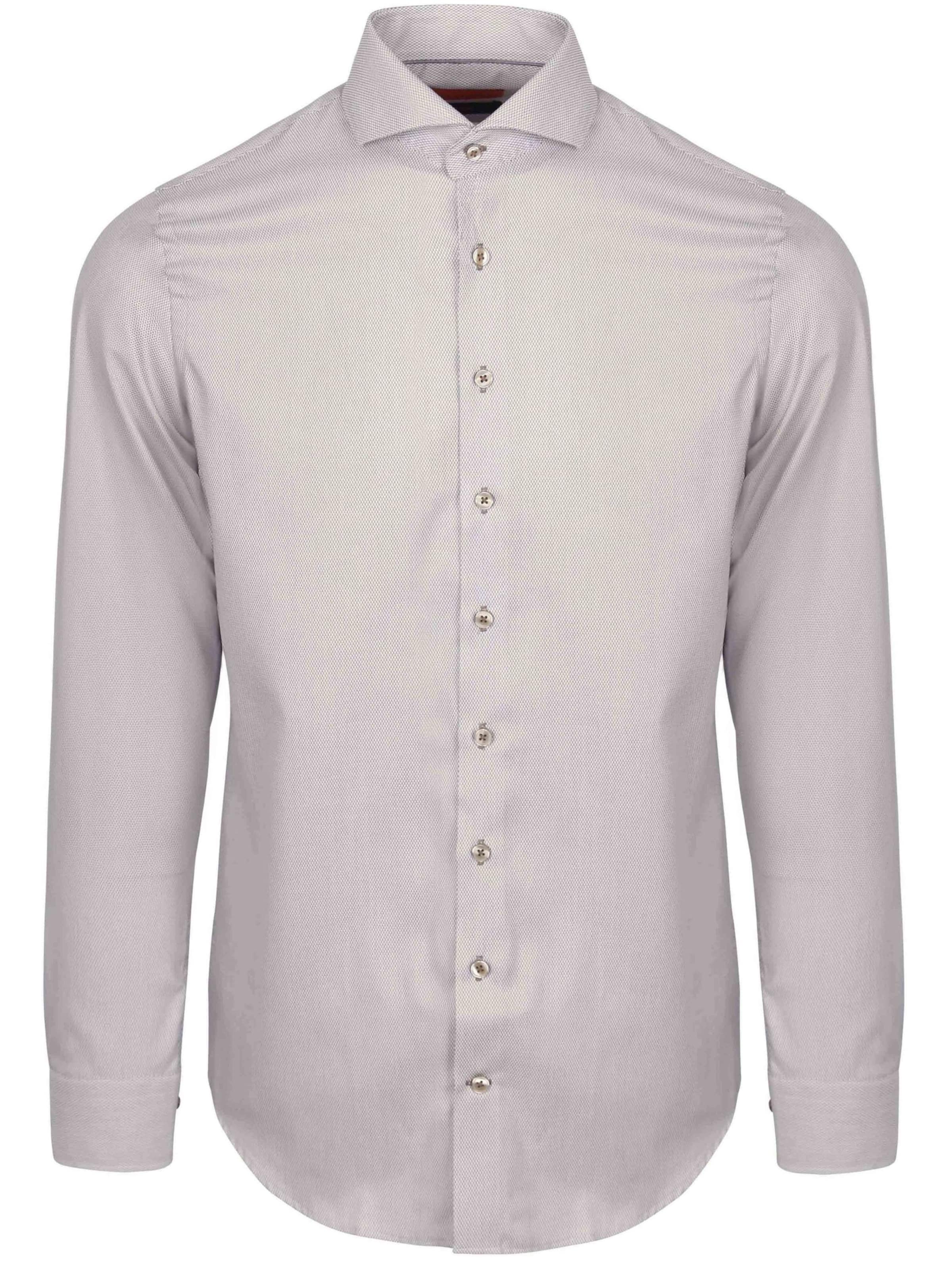 Suitable Slim Fit Hemd‌ in Beige