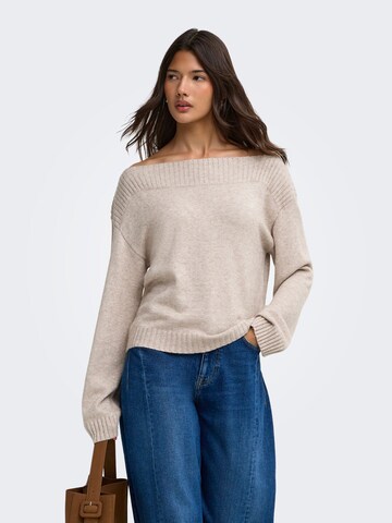 Pull-over 'KATIA ' ONLY en beige : devant