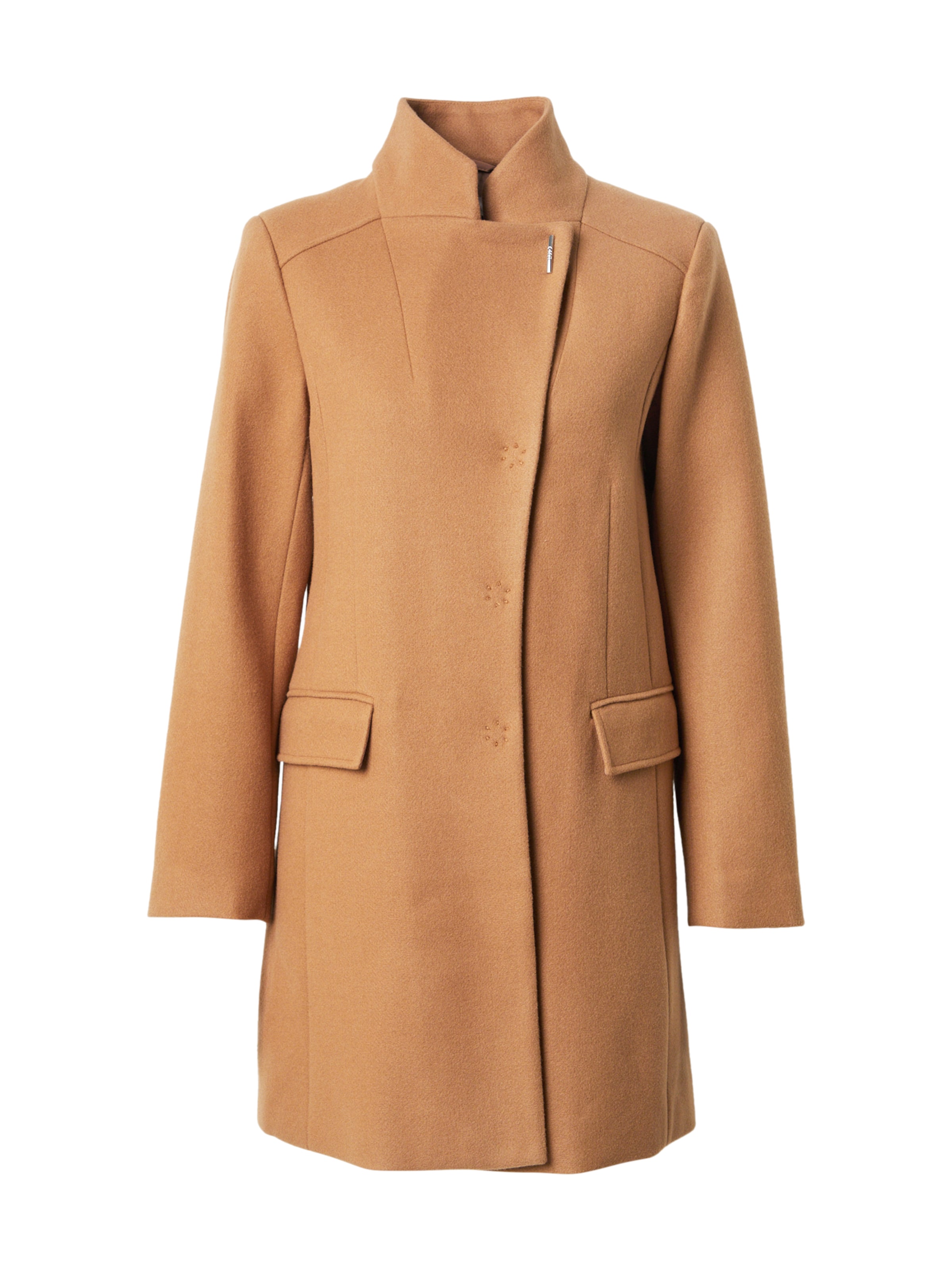 Liu Jo Ανοιξιάτικο και φθινοπωρινό παλτό σε μπεζ: μπροστά