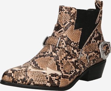 GLAMOROUS Chelsea boots in Bruin: voorkant