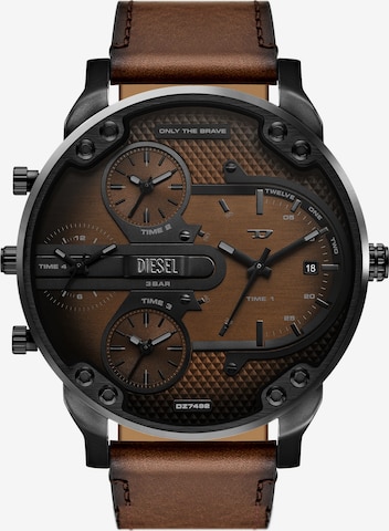Montre à affichage analogique 'Mr. Daddy' DIESEL en noir : au dessus