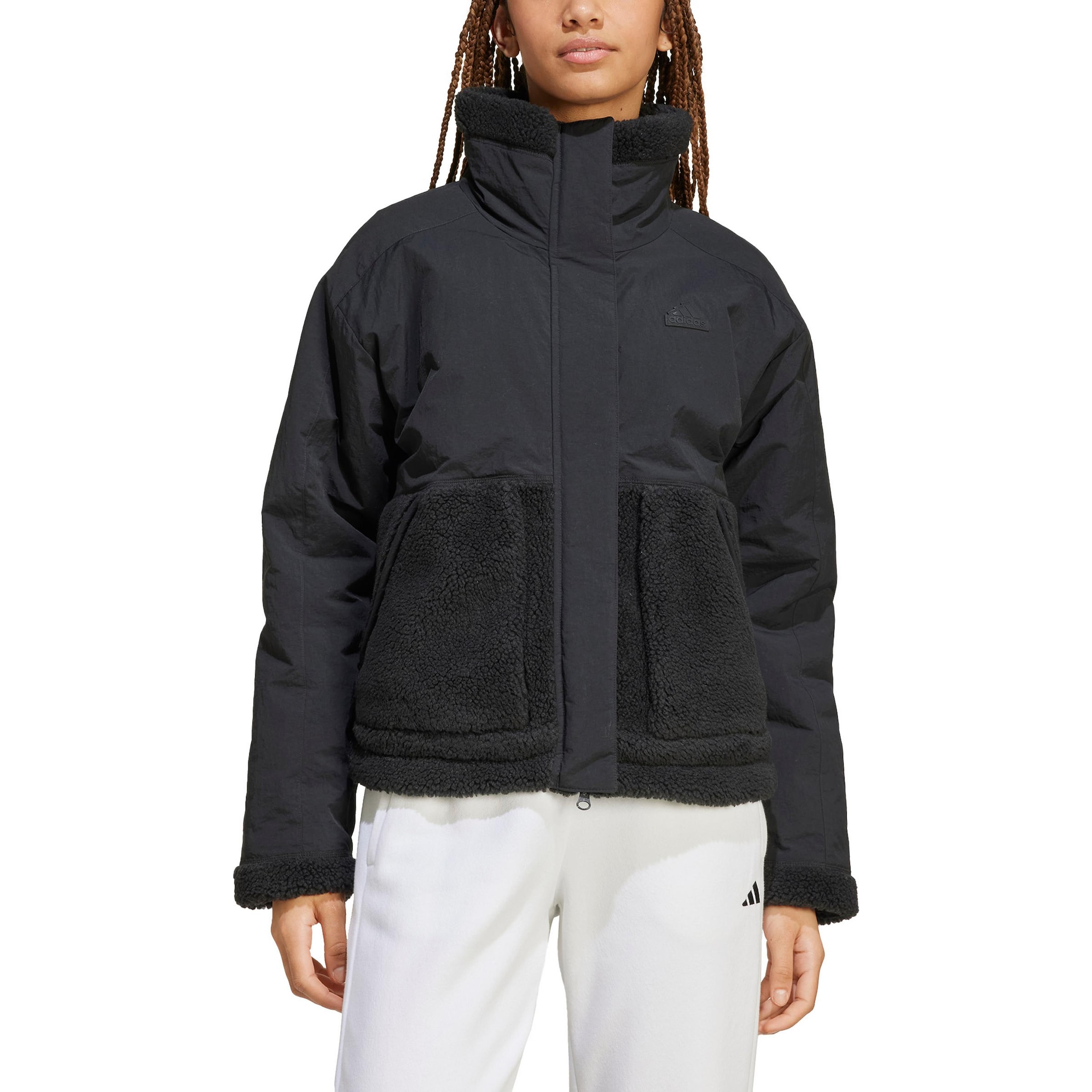 ADIDAS SPORTSWEAR Athletic Jacket 'City Escape' in Black